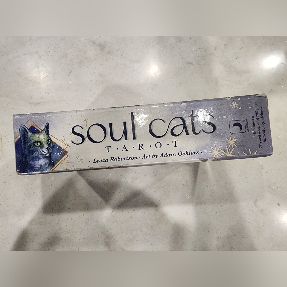 Soul Cats Tarot Card Set With Book Divine Feline New By Leeza Robertson - Picture 7 of 14